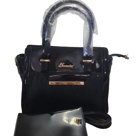 Set of medium wallets, black, elegant and fine for any occasion. - Picture 2 of 4